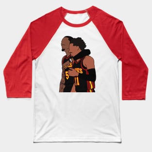 Trae Young & Dejounte Murray Baseball T-Shirt